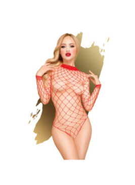 Body large maille rouge Scandalous rouge - PH0109RED